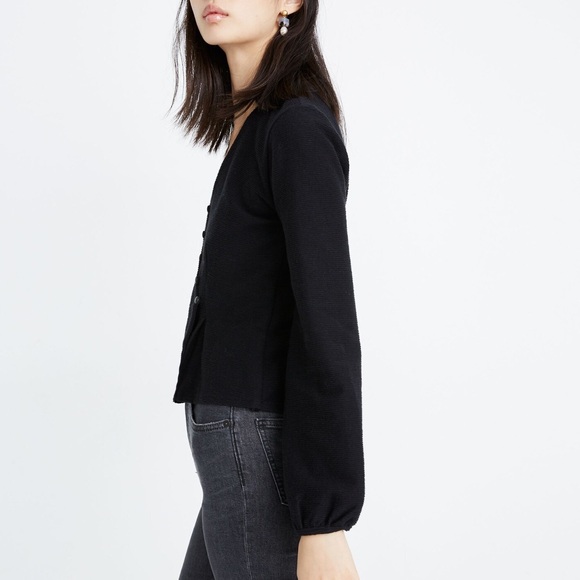 Madewell NWT Texture & Thread Madewell Button Wrap Shirt - Picture 3 of 11